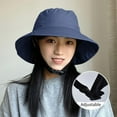 thumbnail image 1 of Bucket Hats for Men, Sun Hat for Men, Waterproof Bucket Hats for Men, Surf Hat for Men and Women, Ideal for Surfing, Boating and Water Sports, Beach Hat with Adjustable Chin Rope, Dark Blue, 1 of 7