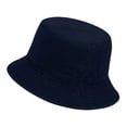 thumbnail image 1 of Bucket Hats Summer Outdoor Bucket Hat For Women Men Sun Wide Brim Foldable Lightweight Breathable Casual Fashionable Travel Beach Hats Navy One Size, 1 of 4