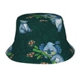 Bucket Hats Travel Beach Sun Unisex Packable Fisherman Cap For Women Men Magic Mushroom Geometry Psychedelic