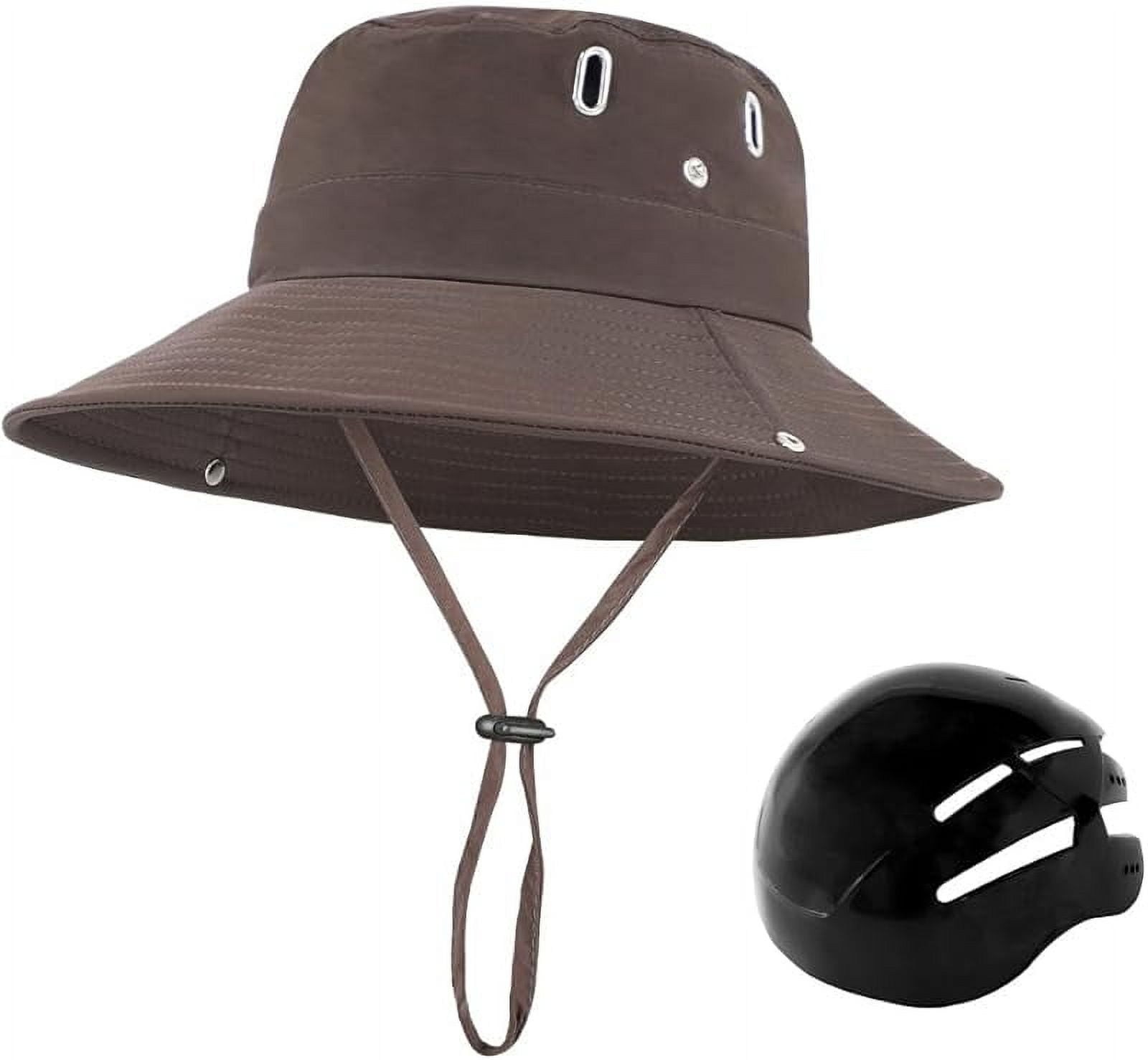 Bucket Hats for Adult Men Women Sun Protection Suitable for Leisure Cycling Bike Helmet (Non-Professional) Mountain Hiking Fishing