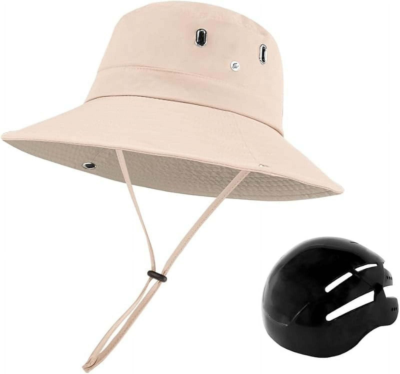 Bucket Hats for Adult Men Women Sun Protection Suitable for Leisure Cycling Bike Helmet (Non-Professional) Mountain Hiking Fishing