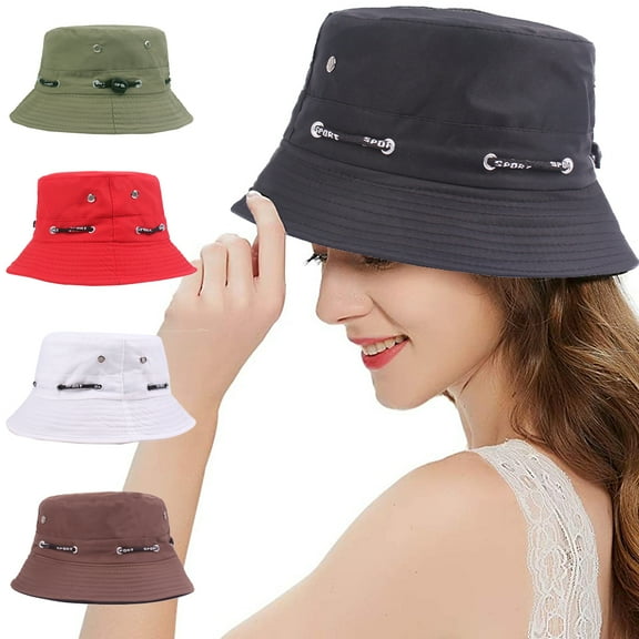 Bucket Hats for Men Women Sun Beach Hat Teens Girls Wide Brim Summer Fisherman's Caps UPF 50+