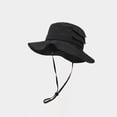 thumbnail image 1 of Bucket-Hats for Men Women with Pocket Sun Protection Wide-Brim Fisherman Hat Unisex Casual Solid Color Breathable Hiking Fishing Cap, 1 of 3