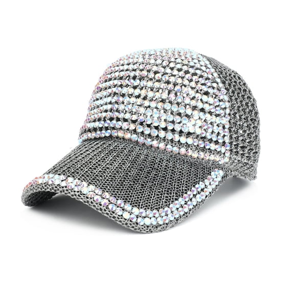 Bucket Hats for Woman VLOOCKLW Flower Snapback Rhinestone Sun Hats Adjustable Denim Jeans Hat