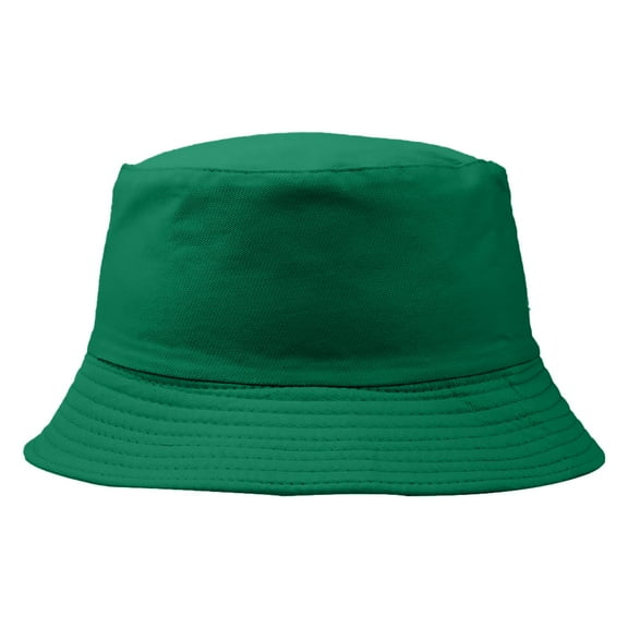 Bucket Hats for Women Cotton Green Summer Travel Beach Sun Hat