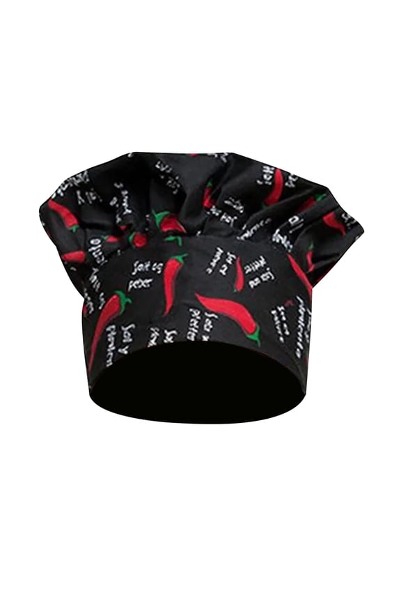 Bucket Hats for Women Fashion Chef Hat Unisex Adult Mushroon Design Stretchy Adjustable Kitchen Cap For Baking Party Cooking Restaurant