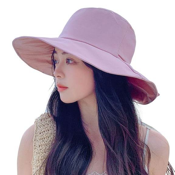 Bucket Hats for Women Sun Beach Hat Teens Girls Wide Brim Summer Fisherman's Caps