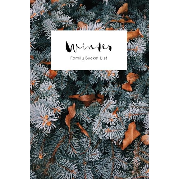 Bucket List Goals: Winter Family Bucket List: Write a Bucket List of Goals and Dreams (Paperback)