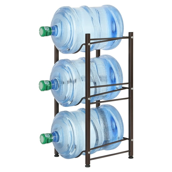 Bucket Rack, 3-Tier 5-Gallon Bottle Rack Bottle Storage Rack, Bronze