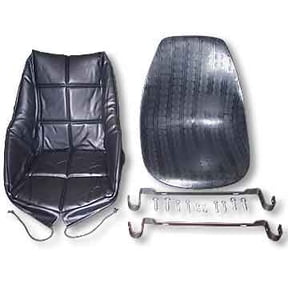 Bucket Seat Kit, Complete, With Bracket, Hardware & Seat Cover