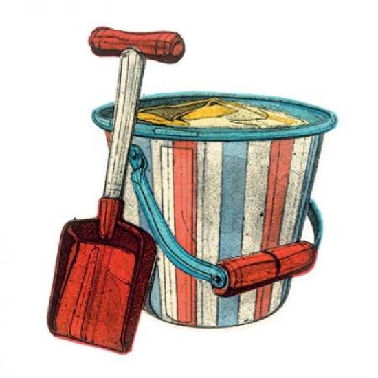 Bucket & Spade Canvas Art - Barry Goodman (24 x 24)