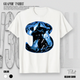 thumbnail image 1 of Bucket Squad Haunted Forest Adventure Mystery Scene Unisex T-Shirt V50020, up to size 5XL, 1 of 2