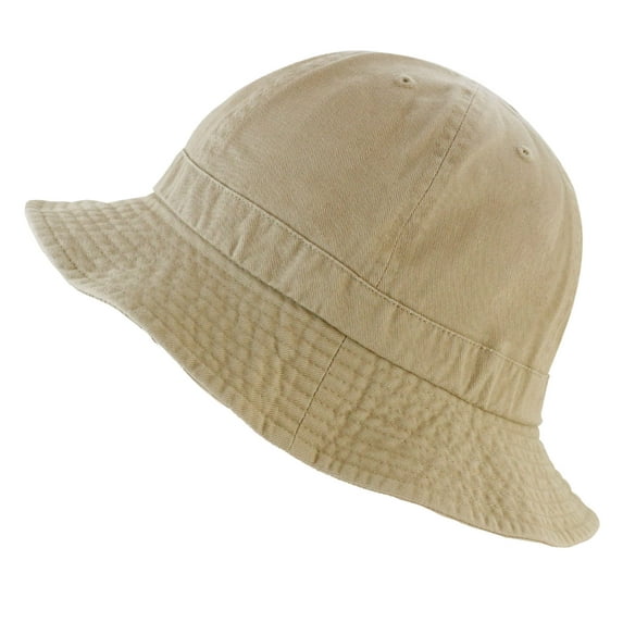 Bucket Sun Hat Cotton Long Brim and Deeper & Round Top Tennis Packable Summer Fashion Outdoor Hat, Black