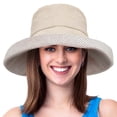 thumbnail image 1 of Bucket Sun Hat Cute Cap for Women Fashion Fold-up Brim Packable Summer Beach by Solaris, 1 of 7