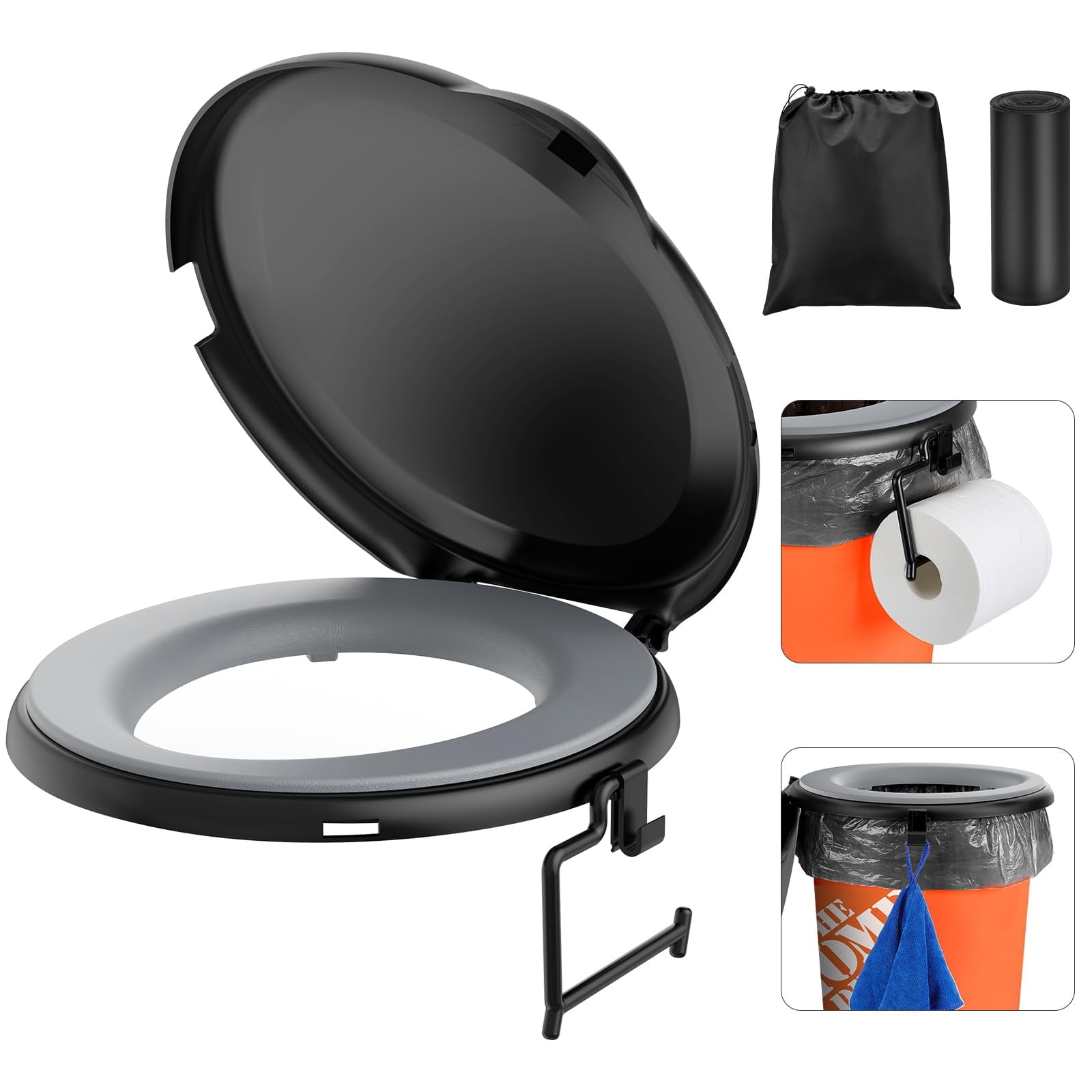 Dometic Seat Lid & Seat For 960 Series Portable Toilet - Platinum Edition