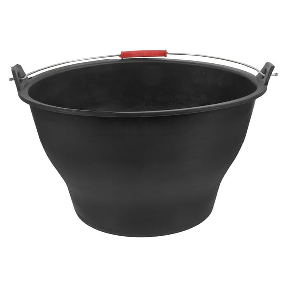 Bucket for Concrete Mixing Tub Cleaning Buckets Flower Pot Black