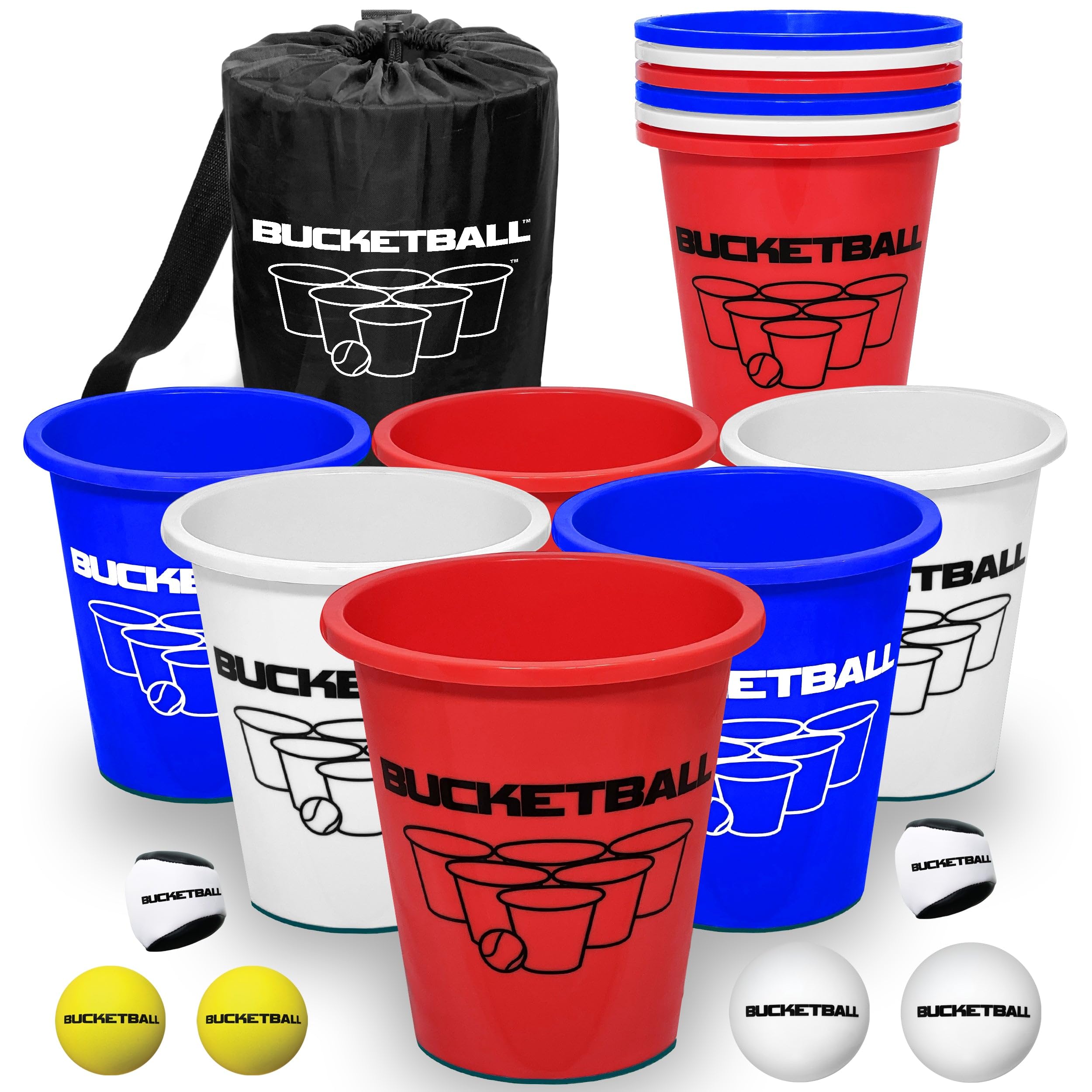 BucketBall USA Edition Combo Pack Best Beach, Pool, Yard, Camping
