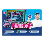 BucketSquad Jesser Hoop, Electronic over the Door Mini Digital Basketball Hoop Set with LED Lights