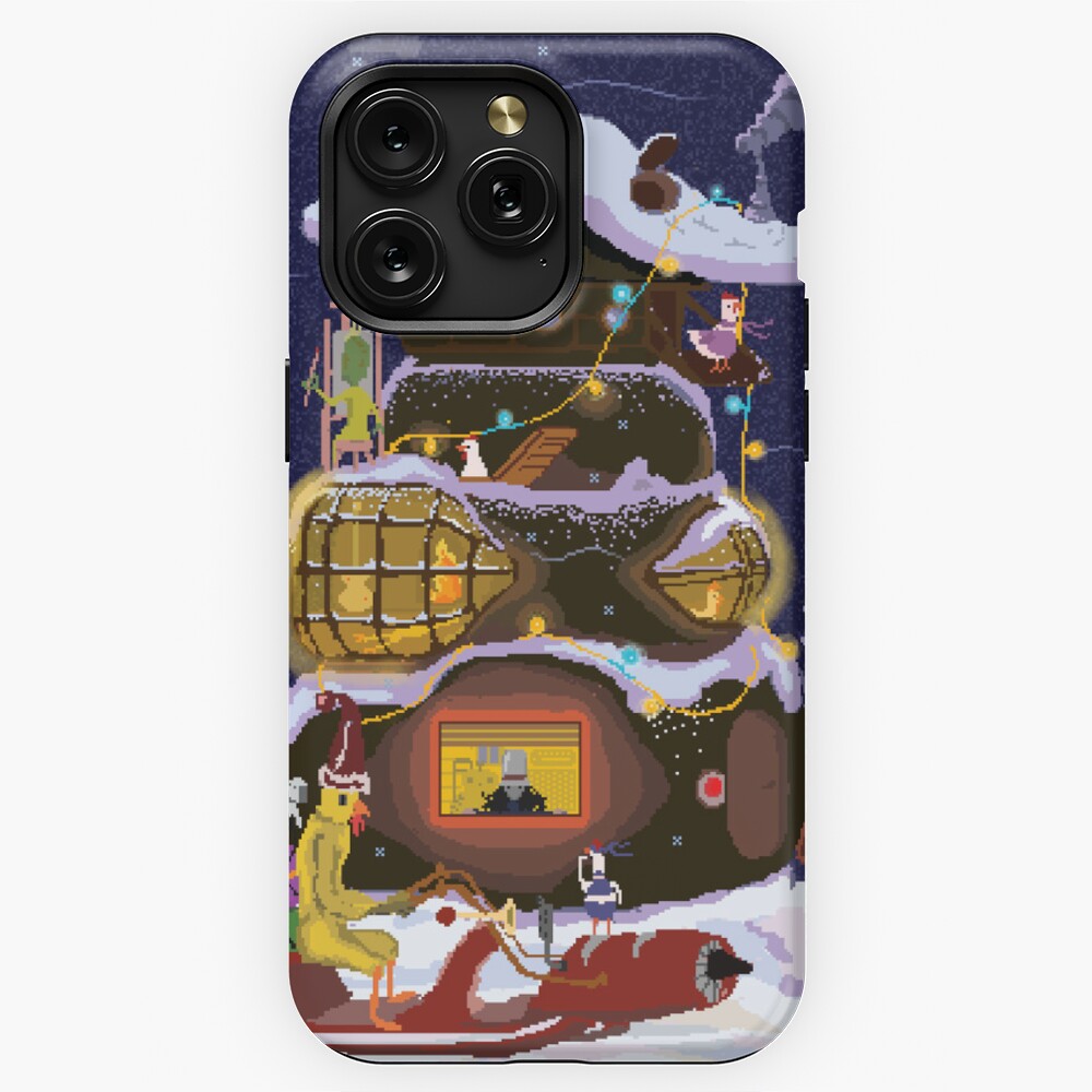 Buckethead Christmas Party Festive Holiday Art iPhone Case 17 11 12 13 ...