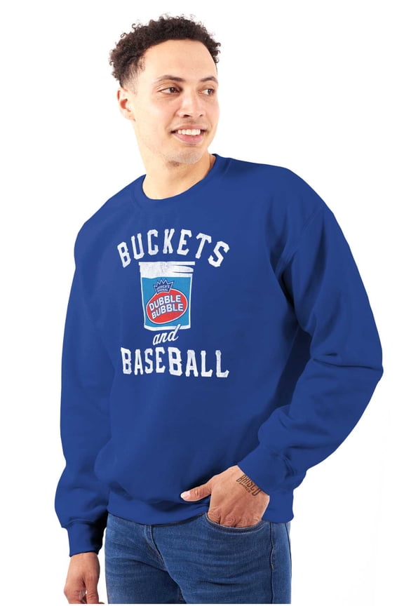 Buckets And Baseball Dubble Bubble Unisex Plus Size Sweatshirt Brisco Brands 4X