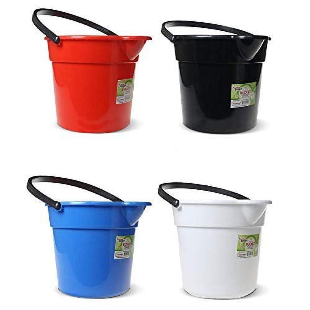 Buckets For Cleaning, Plastic Round Bucket, Floor Mopping Water Bucket