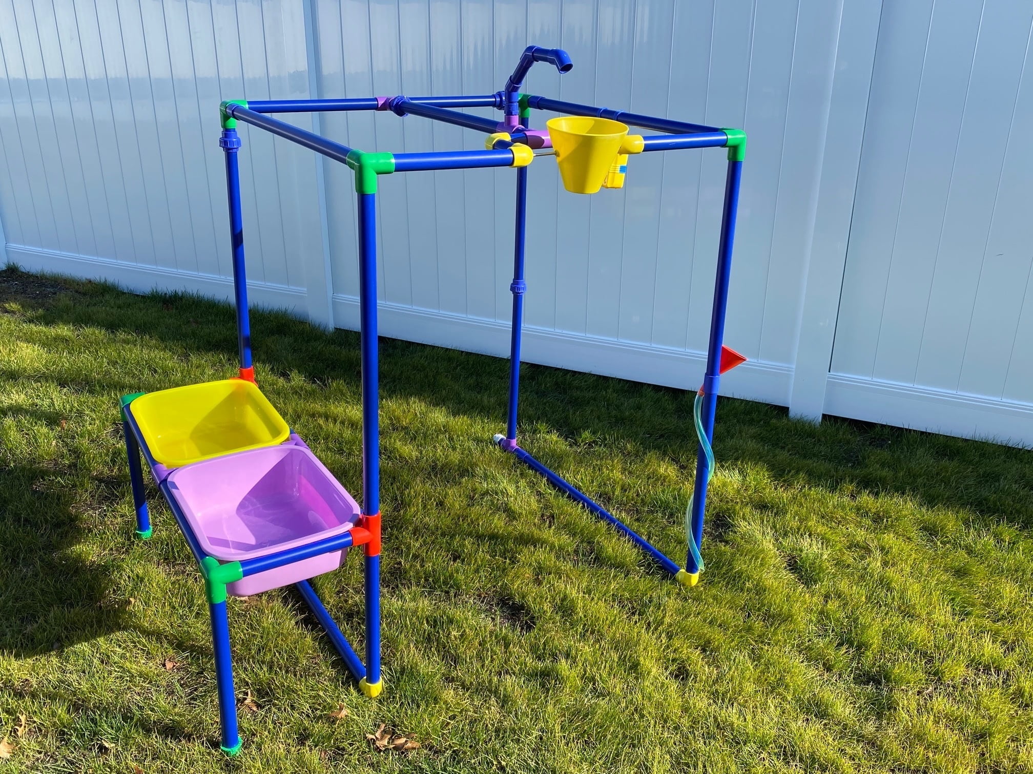 Buckets of Fun 6in1 Backyard Waterpark for Kids Ages 2+, Sprayer