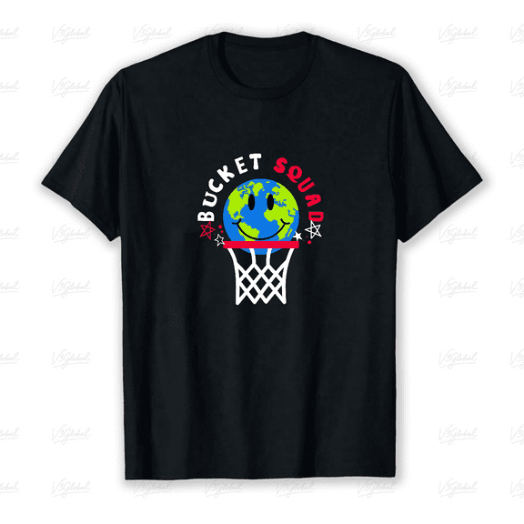 Bucketsquad Merch World Basketball YouTuber Creator Design Unisex T-Shirt V80158 up to size 5XL