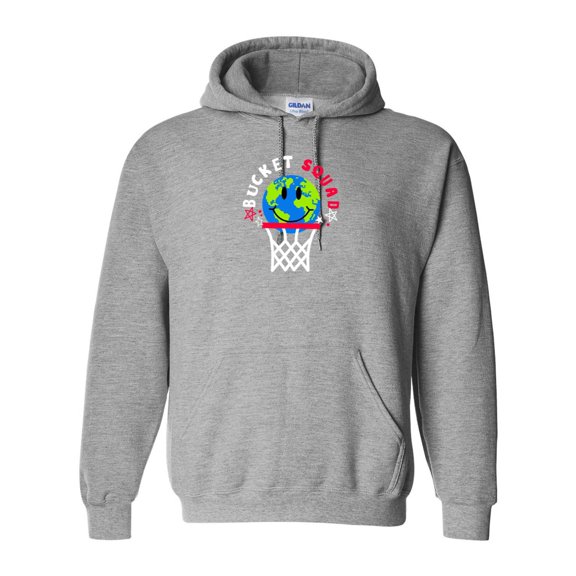 Bucketsquad Merch World Basketball YouTuber Creator Fan Graphic Sports Star Hoodie Unisex, up to 5XL