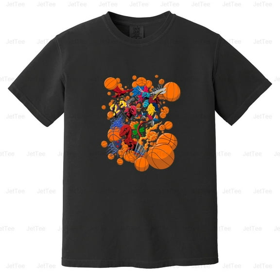 Bucketsquad Merch Zhc X Bktsqd Gamer Fan Collab Graphic Art Comfort Color T-Shirt Unisex, up to 4XL