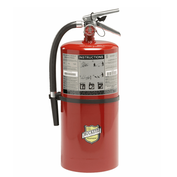 Buckeye, 20 lb ABC Fire Extinguisher, Wall Bracket, 12120.