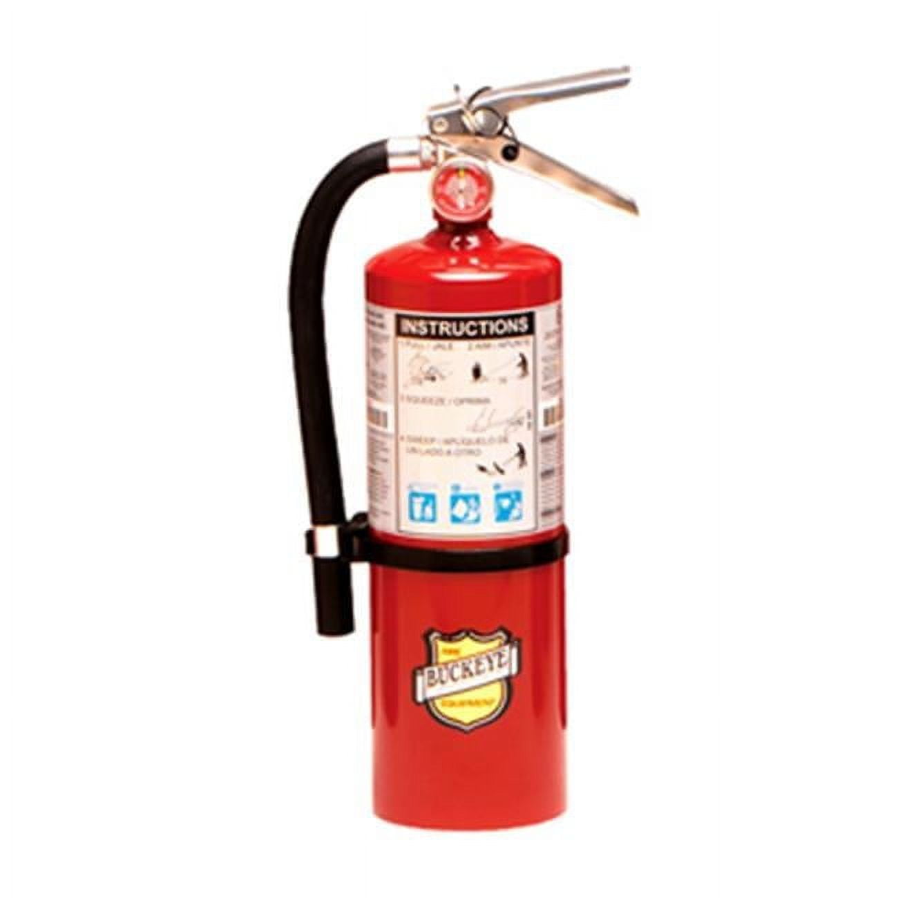 Buckeye 5 lbs ABC Multipurpose Fire Extinguisher with Wall Mount