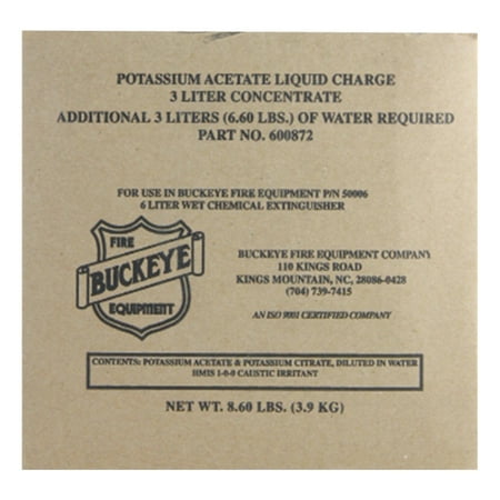 Buckeye BC Standard Dry Chemical Recharge Agent, 50 lb, 12"Dia x 19"H (1 Unit )