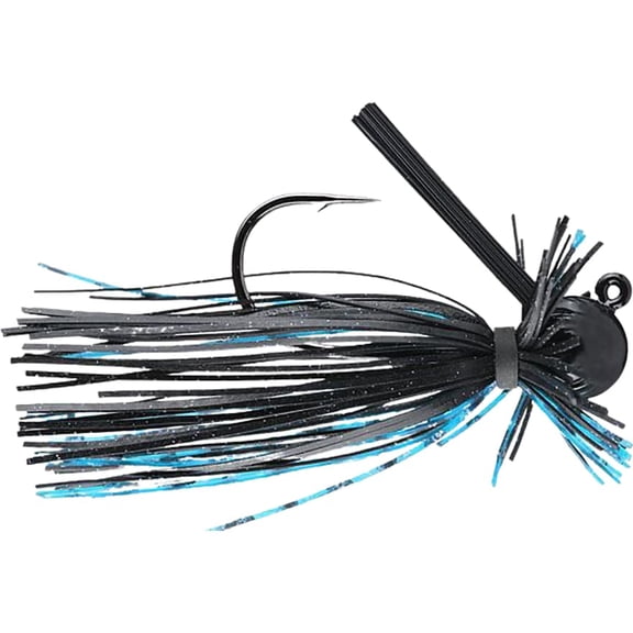 Buckeye Lures G-Man Ballin' Out Jig Black/Blue 1/2 oz