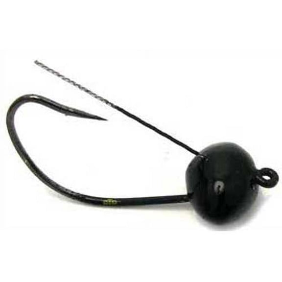 Buckeye FIBL316 Flick-It Weedless Jighead 3/16 oz 1/0 Hook Black