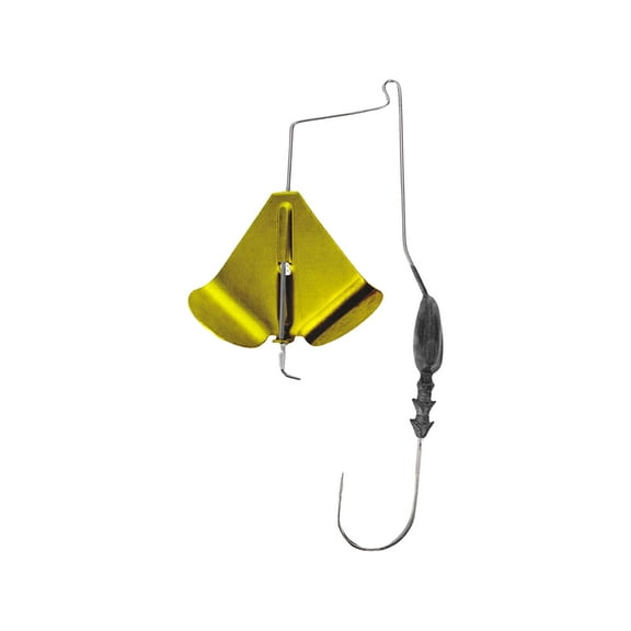 Buckeye Lures G-Buzz Buzzbait 1/4oz Lead Gold