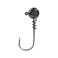 thumbnail image 1 of Buckeye Lures G-Man Finesse Swimbait 1/8oz Jighead Black/Silver, 1 of 2