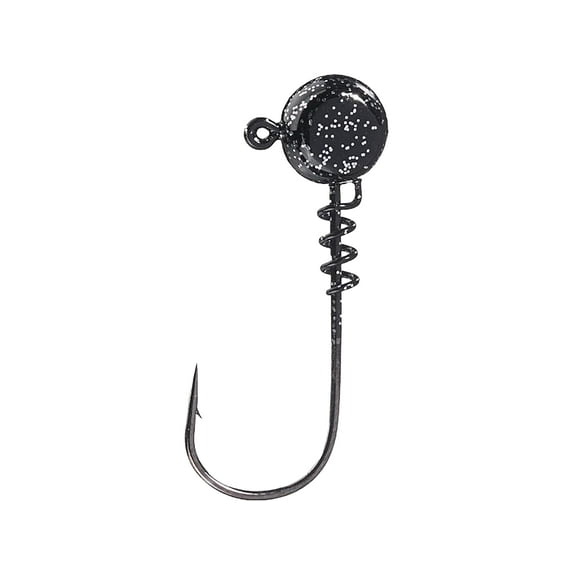 Buckeye Lures G-Man Finesse Swimbait 1/8oz Jighead Black/Silver