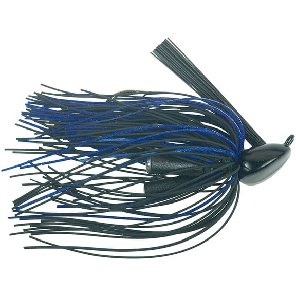 Buckeye Lures Mini Mop Jig Black/Blue 3/8 oz