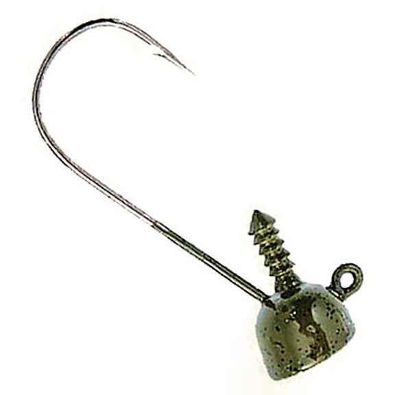 Buckeye Lures Spot Remover Jighead 3/16 oz Green Pumpkin