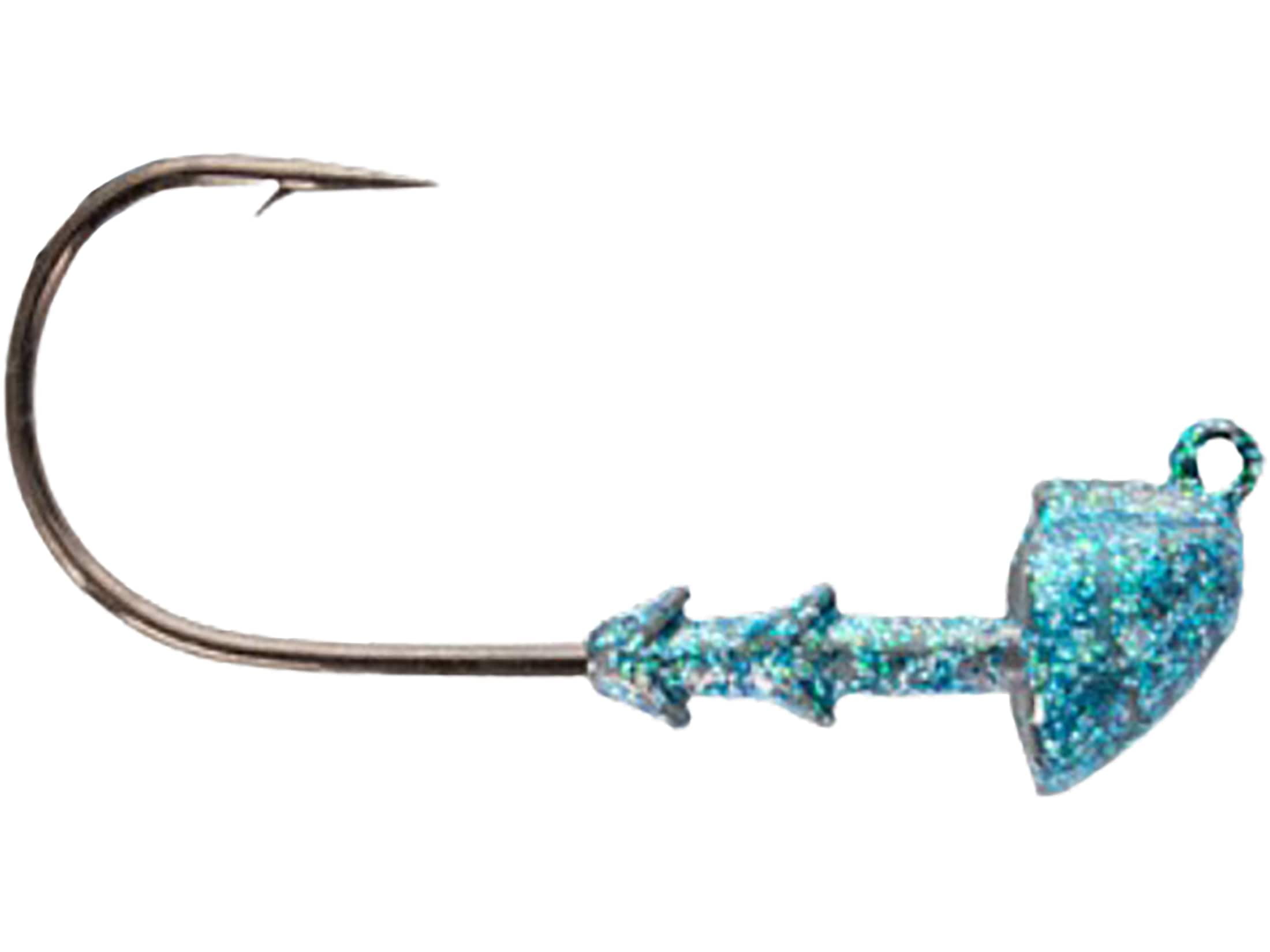 Buckeye Lures The Shocker 3/8oz Swimbait Jighead Blue Glimmer