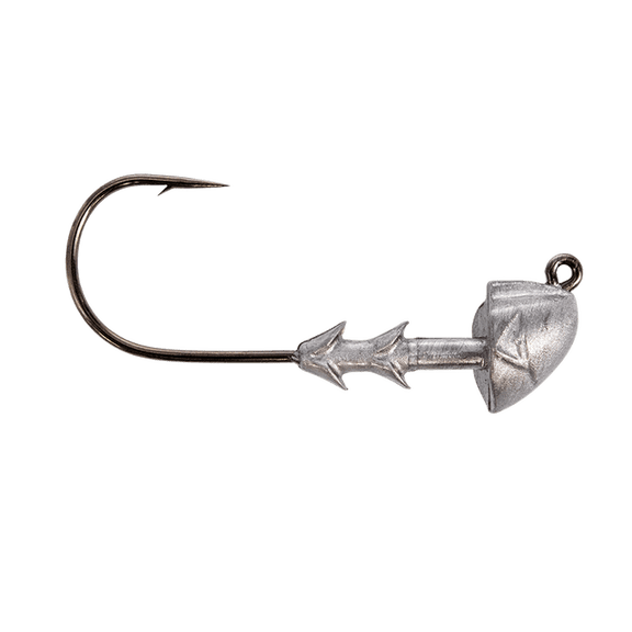 BUCKEYE LURES THE SHOCKER (SWIMBAIT HEAD - LIGHT WIRE) 3/8 OZ / UNPAINTED (3 PACK)
