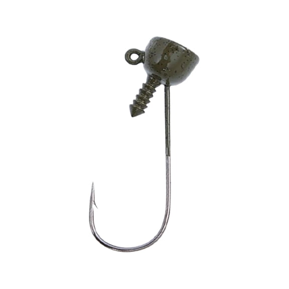 Buckeye Lures Spot Remover 1/8oz Shaky Head Jighead Green Pumpkin
