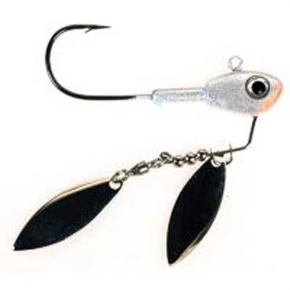 Buckeye Su-Spin Single Blade Jighead, 1/2 oz, 4/0 Hook, Pearl