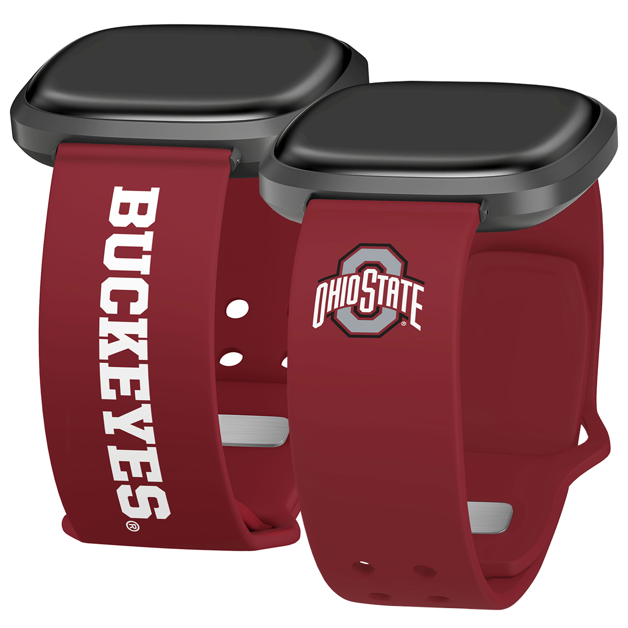 Buckeyes HD Iconic Edition Unisex Watch Band for FitBit Versa 3 & Sense (Short)