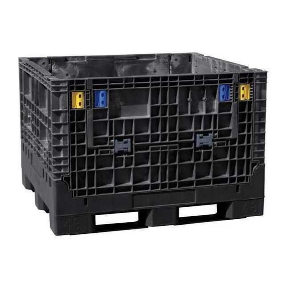 Buckhorn Clps Bulk Ctr,Black,Solid,48 in BN4845342010000