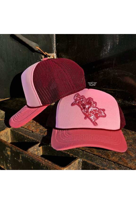 Bucking Bull Tri Color Trucker Cap