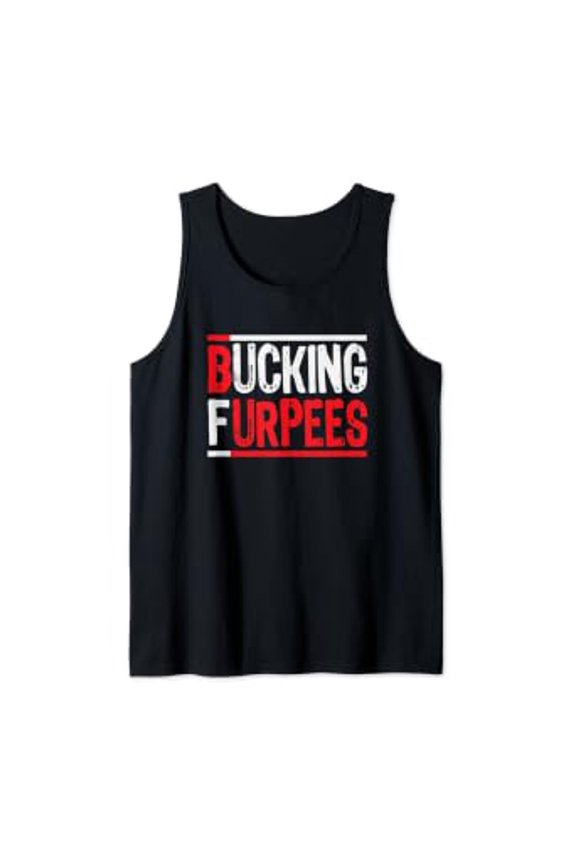 Bucking Furpees Burpees Workout Enthusiast Winter Season Design Tank Top Size S-3XL