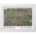 thumbnail image 1 of Buckingham 18x14 White Modern Wood Framed Museum Art Print Titled - Lima Ohio - Buckingham 1892, 1 of 4