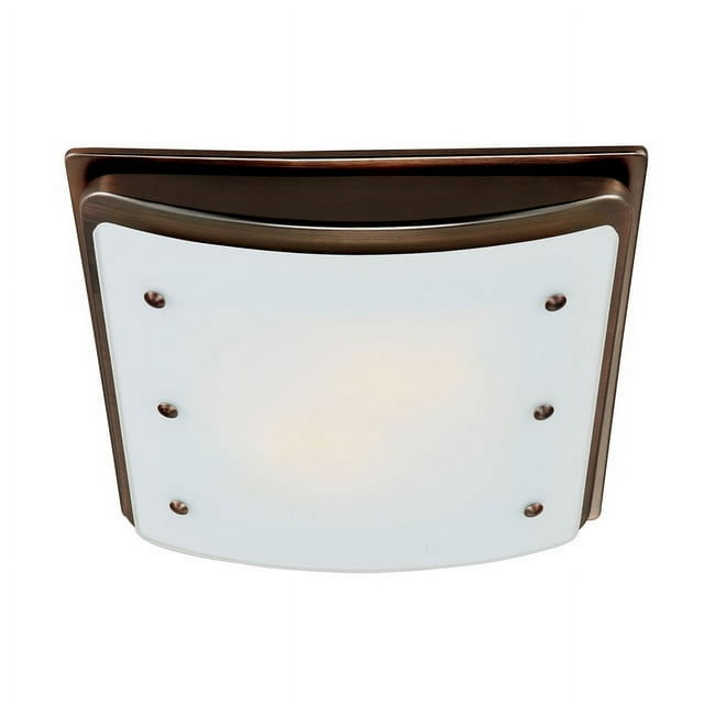 Hunter Ellipse 100 CFM Ceiling Exhaust Bath Fan with Light and Night