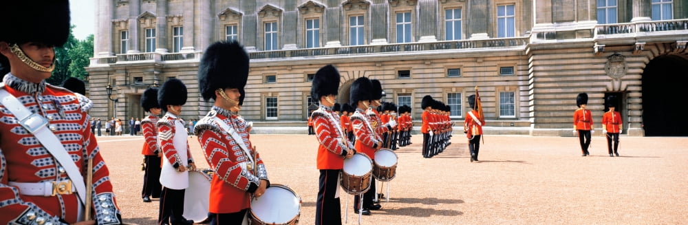 Buckingham Palace London England Canvas Art - Panoramic Images (36 x 12)